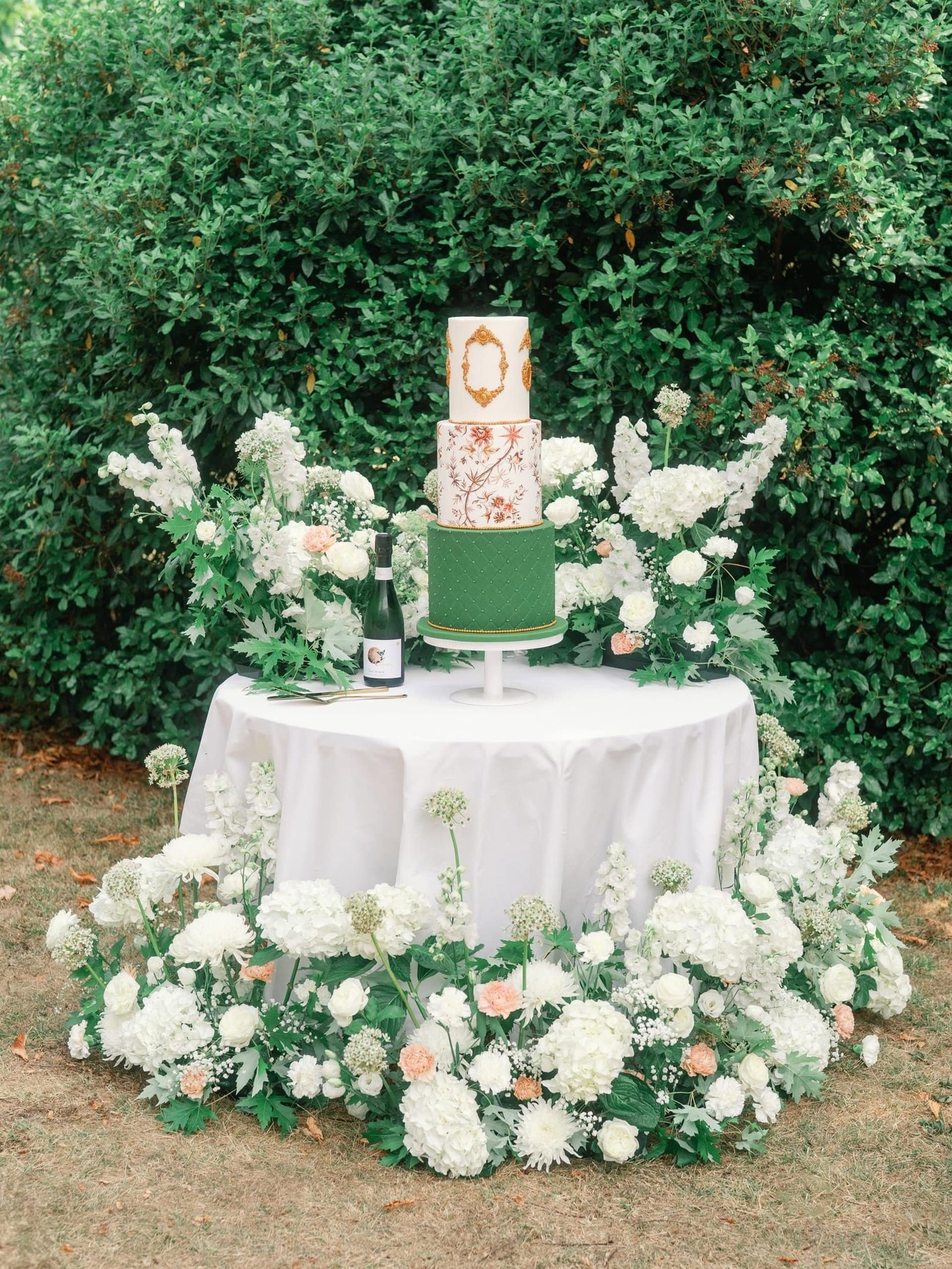 Wedding cake Domaine de la Coquillade, mariage Luberon