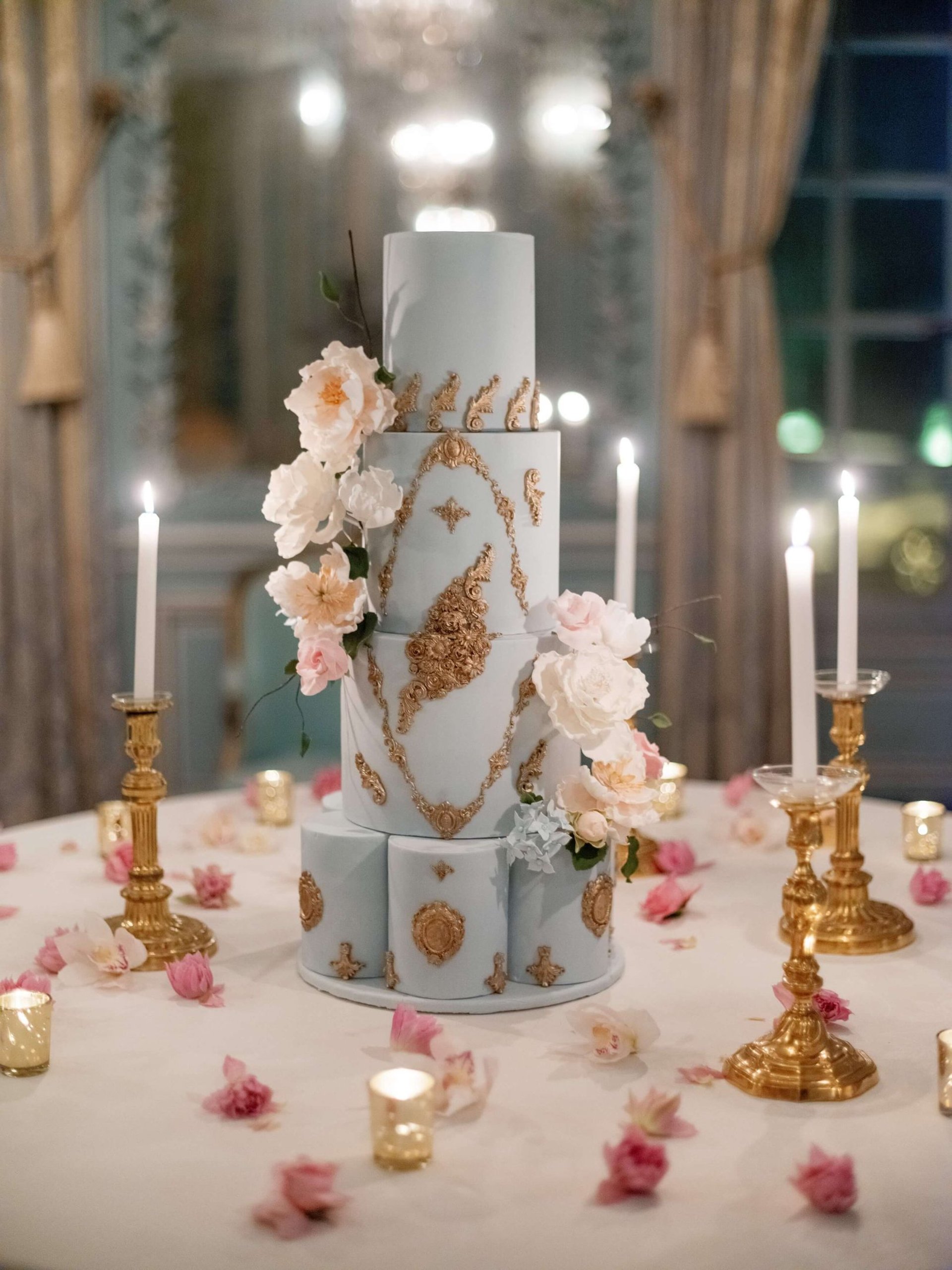 Wedding cake Château de Chantilly, mariage haut de gamme Oise